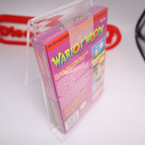 WARIO'S WOODS - NEW & Factory Sealed with Authentic H-Seam! (NES Nintendo) Mario