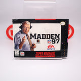 JOHN MADDEN 97 / 1997 FOOTBALL - NEW & Factory Sealed with Authentic Seal! (SNES Super Nintendo)