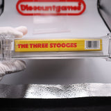 THREE STOOGES, THE - WATA GRADED 9.6 A! NEW & Factory Sealed with Authentic H-Seam! (NES Nintendo)