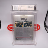 DONKEY KONG JUNIOR JR. - NEW & Factory Sealed - WATA Graded 8.5 A+ (Atari 7800)