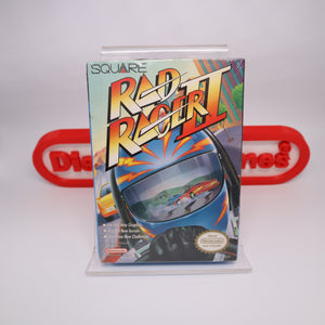 RAD RACER II 2 - NEW & Factory Sealed with Authentic H-Seam! (NES Nintendo)
