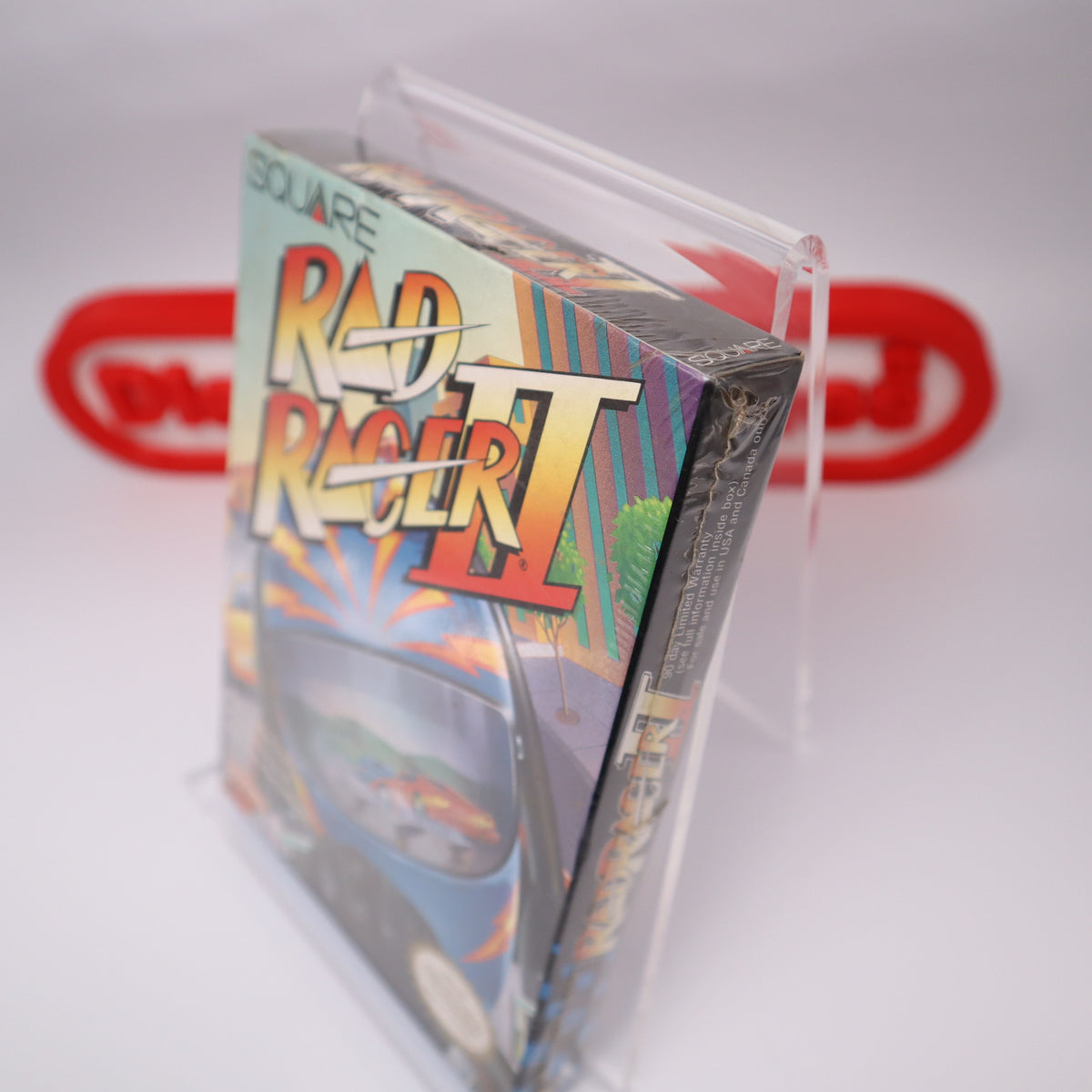Box Rad Racer RAD RACER II 2 - NEW & Factory Sealed with Authentic H-Seam! (NES Nint ...
