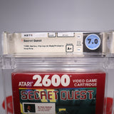 SECRET QUEST - NEW & Factory Sealed - WATA Graded 7.0 A+ (Atari 2600)