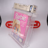 BARBIE - WATA GRADED 7.5 B! NEW & Factory Sealed with Authentic H-Seam! (NES Nintendo)