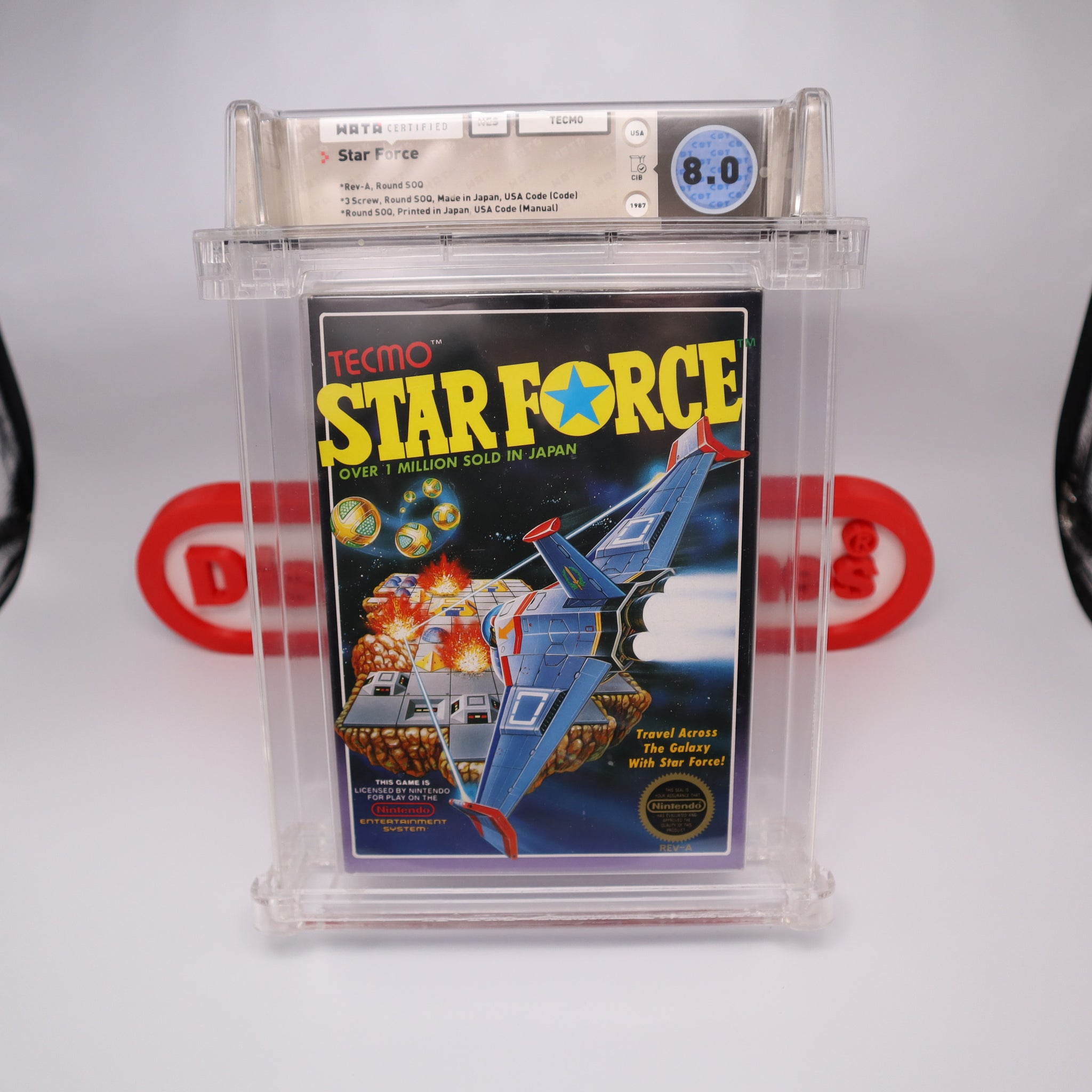 STAR FORCE - WATA GRADED 8.0 CIB! 9.2 Manual! (NES Nintendo) Early Bla –  DiscountGamesOnline