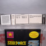 STAR FORCE - WATA GRADED 8.0 CIB! 9.2 Manual! (NES Nintendo) Early Black Circle SOQ