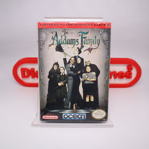 ADDAMS FAMILY, THE - NEW & Factory Sealed with Authentic H-Seam! (NES Nintendo)