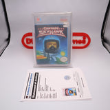 CAPTAIN SKYHAWK - CAS GRADED 80 w/ Certificate! NEW & Factory Sealed with H-Seam! (NES Nintendo) Like VGA/WATA