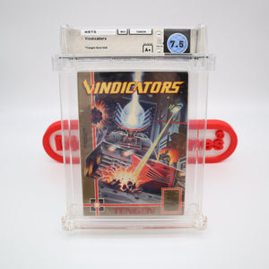 VINDICATORS - WATA GRADED 7.5 A+! NEW & Factory Sealed with Authentic H-Seam! (NES Nintendo)