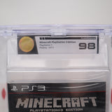 MINECRAFT - P1 GRADED 98 - NEW & Factory Sealed! (PS3 PlayStation 3) Like VGA