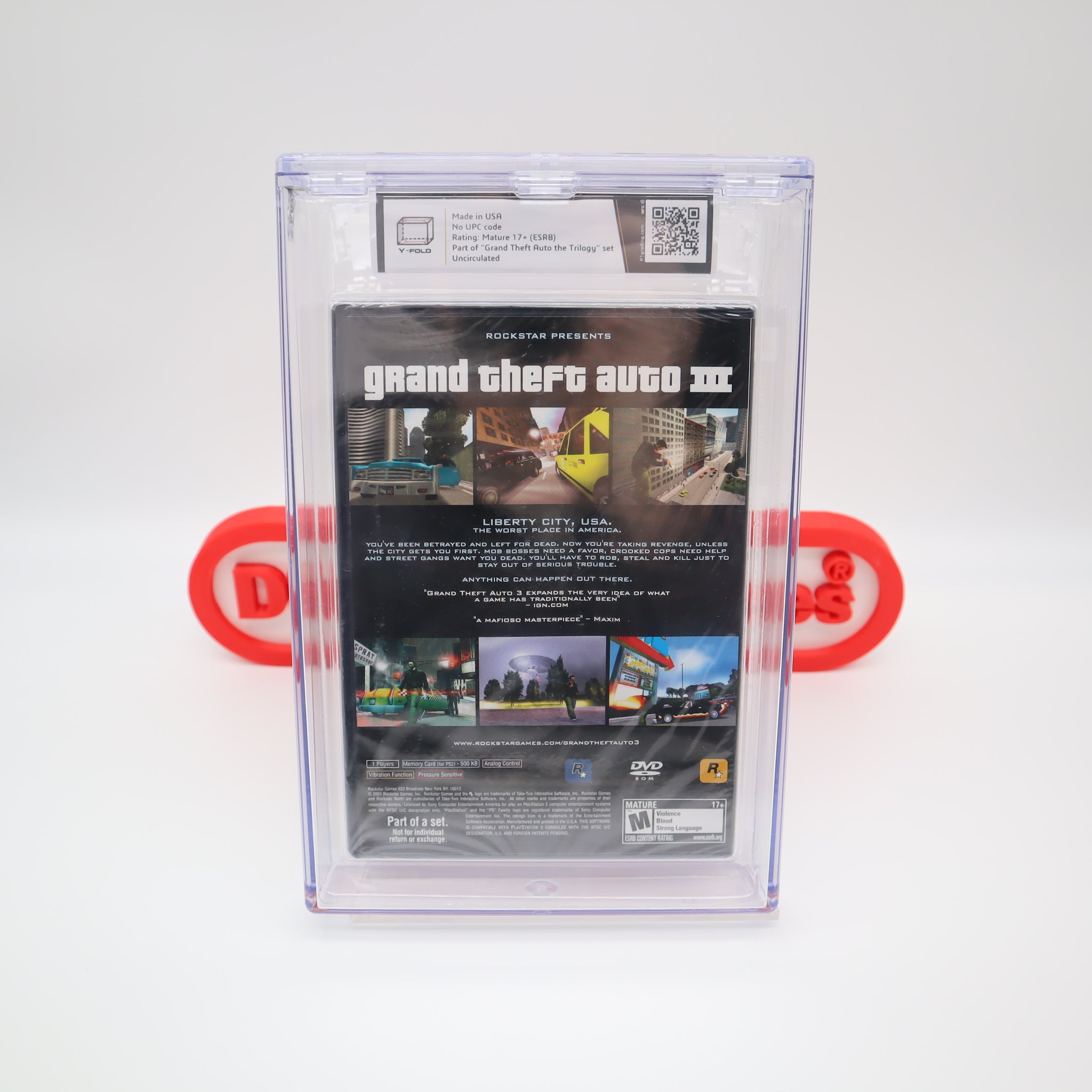 GTA III / Grand Theft Auto III - Pacific Asian DVD Box Edition NEW SEALED