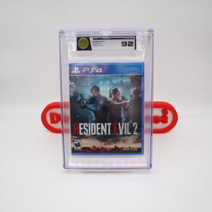 RESIDENT EVIL 2 - P1 GRADED 92 GOLD - NEW & Factory Sealed! (PS4 PlayStation 4) Like VGA