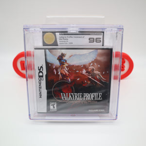 VALKYRIE PROFILE: COVENANT OF THE PLUME - P1 Graded 96 GOLD! - NEW & Factory Sealed with Y-Fold! (NDS Nintendo DS)