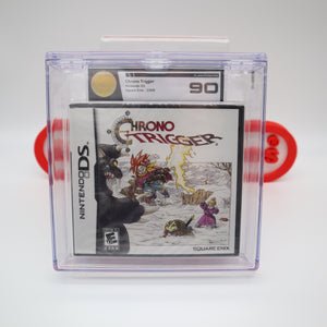 CHRONO TRIGGER - P1 Graded 90! - NEW & Factory Sealed with Y-Fold! (NDS Nintendo DS)