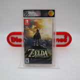 LEGEND OF ZELDA: BREATH OF THE WILD - P1 GRADED 96 GOLD - NEW & Factory Sealed! (Nintendo Switch) Like VGA