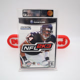 NFL 2K3 2003 - Chicago Bears Urlacher Cover! - P1 GRADED 75 - NEW & Factory Sealed! (Nintendo GameCube) Like VGA