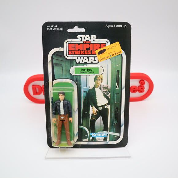 Star Wars 1980 Vintage Figure HAN SOLO (Bespin Outfit) - NEW & Factory Sealed! 41 BACK!