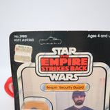 Star Wars 1980 Vintage Figure BESPIN SECURITY GUARD - NEW & SEALED / MOC! 41 BACK! UNPUNCHED!