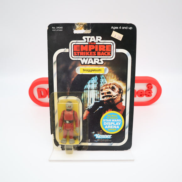Star Wars 1981 Vintage Figure SNAGGLETOOTH / SNAGGLE TOOTH - NEW & Factory Sealed! 45 BACK W/ Arena Offer!