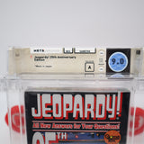JEOPARDY! 25TH ANNIVERSARY EDITION - WATA GRADED 9.0 A! NEW & Factory Sealed with Authentic H-Seam! (NES Nintendo)