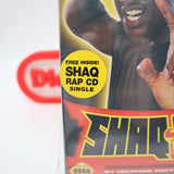 SHAQ FU with RAP CD Pack-in! NEW & Factory Sealed with RTB Seam! CASE FRESH! (Sega Genesis)