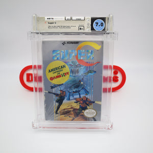 SUPER C / CONTRA 2 II - WATA GRADED 7.0 B+! NEW & Factory Distributor Seal! (NES Nintendo)