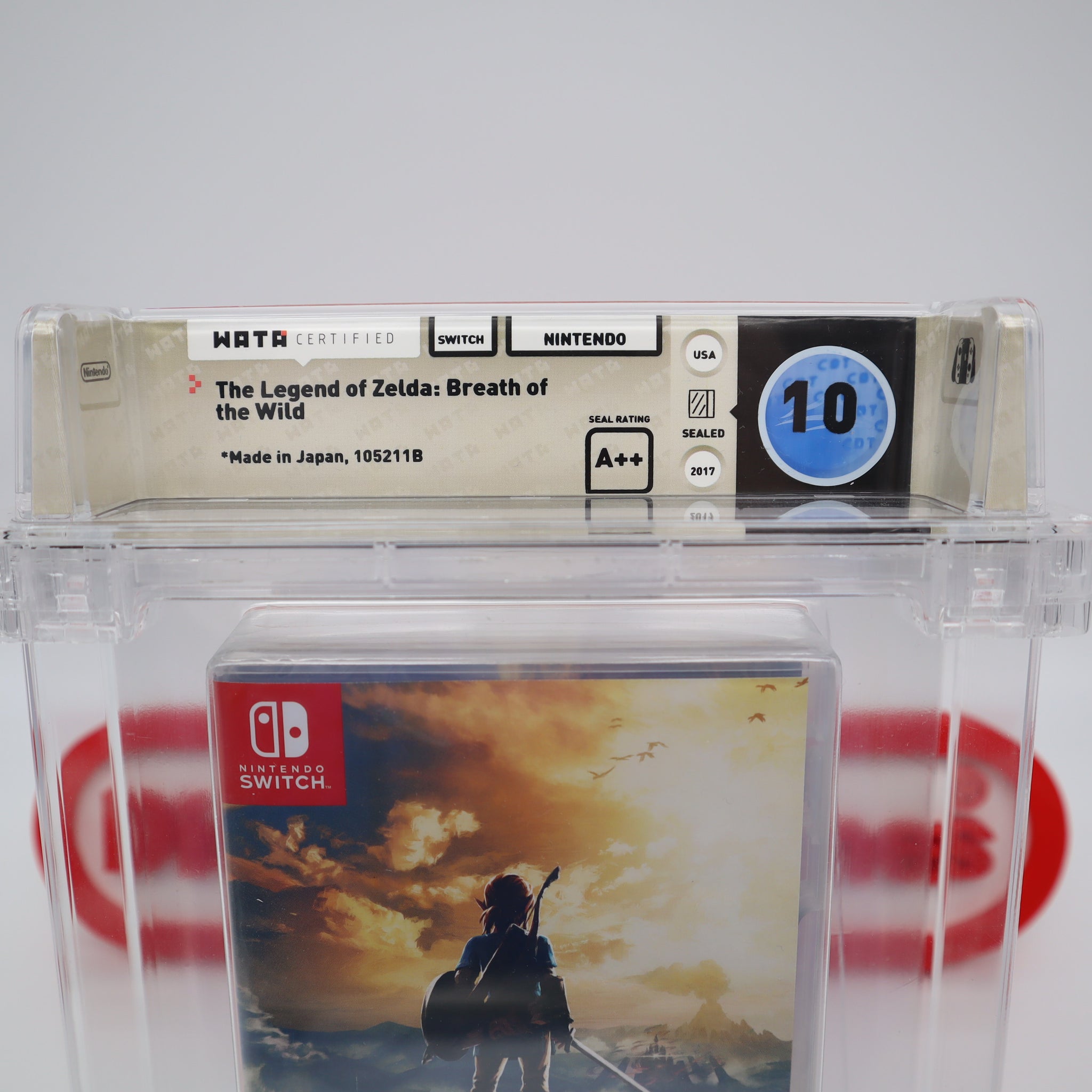 LEGEND OF ZELDA: BREATH OF THE WILD - WATA GRADED PERFECT 10 A++