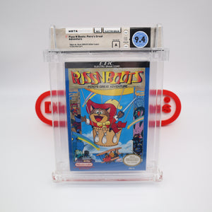 PUSS N BOOTS: PERO'S GREAT ADVENTURE - WATA GRADED 9.4 A! NEW & Factory Sealed with Authentic H-Seam! (NES Nintendo)