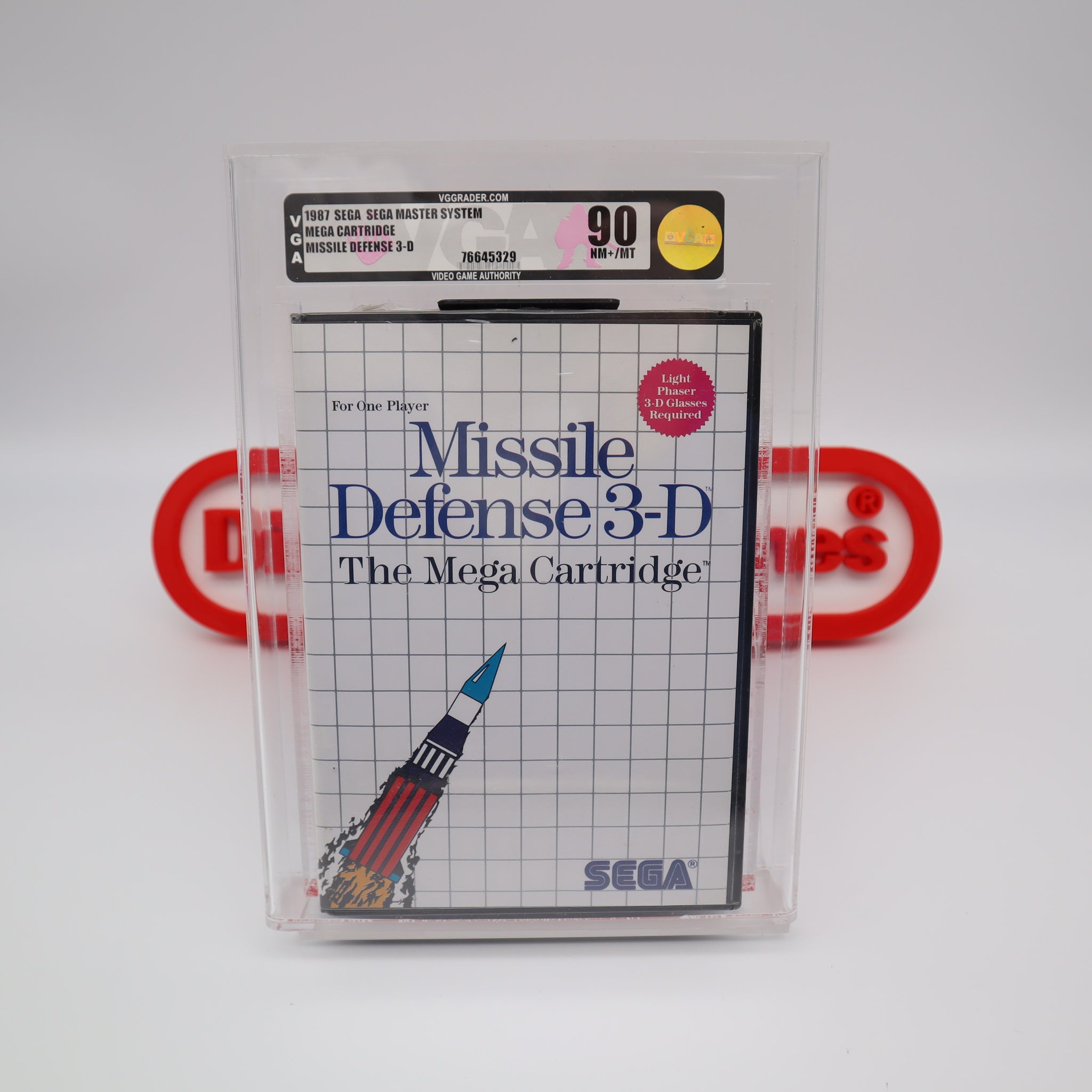 MISSILE DEFENSE 3-D 3D - VGA GRADED 90 GOLD MINT - NEW & Factory