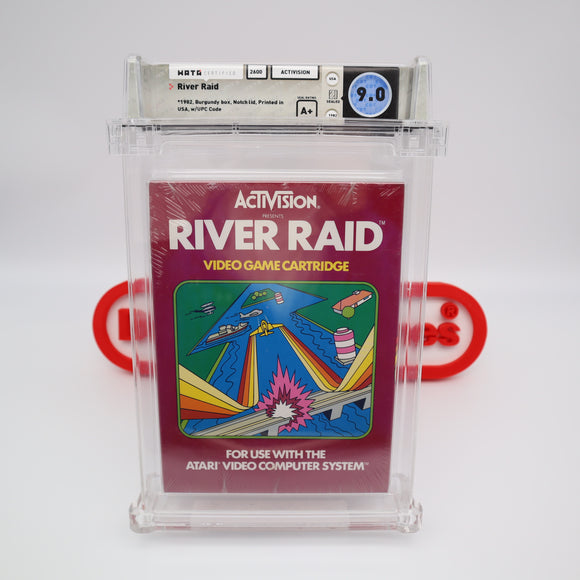 RIVER RAID - NEW & Factory Sealed - WATA Graded 9.0 A+ (Atari 2600)