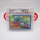 TECMO BOWL - VGA GRADED 85+ NM+ GOLD! NEW & Factory Sealed! (NES Nintendo Famicom)